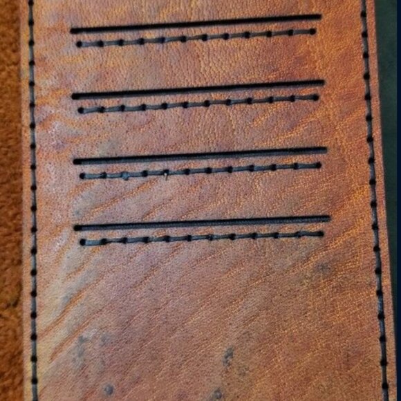 Vintage Style Artnamics Camel Leather Wallet - Picture 7 of 11